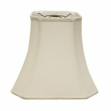 HOMEROOTS 16 in. Inherent Slanted Square Bell Linen Lampshade, Natural 469683